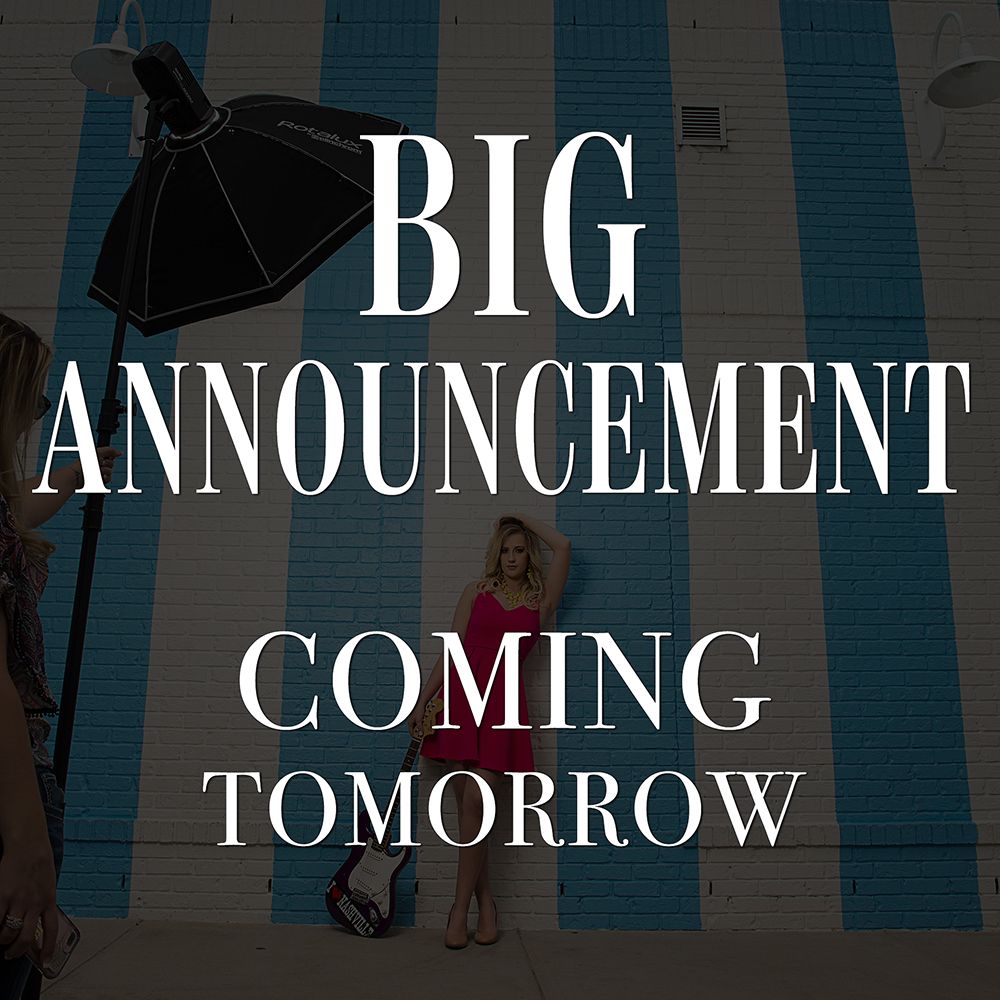 big announcement coming soon
