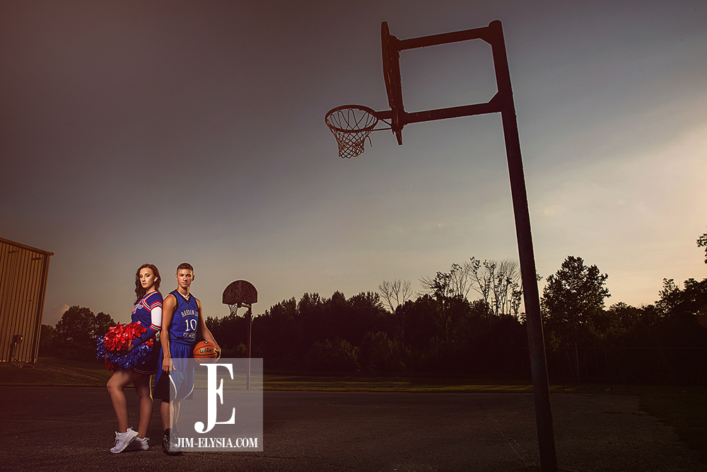 Basketball-Themed-senior-pictures Country Inspired Senior Session