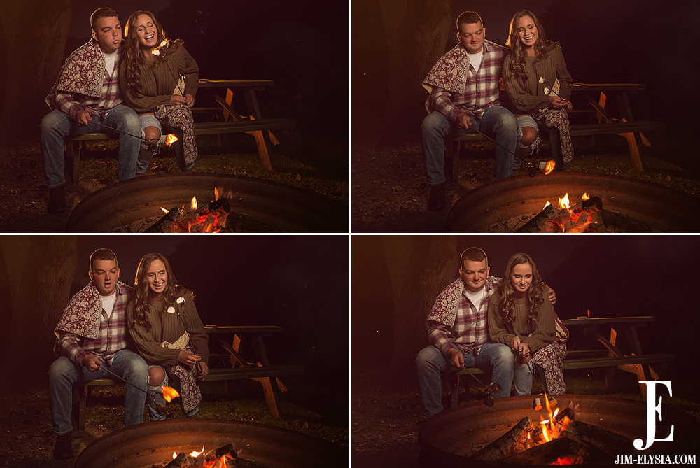 Indiana-Wedding-Photographers-000009 Country Campfire Engagement Session
