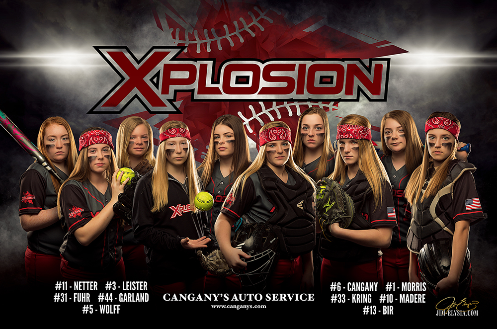 Indiana-Softball-Team-Banners Creative Sports Sessions